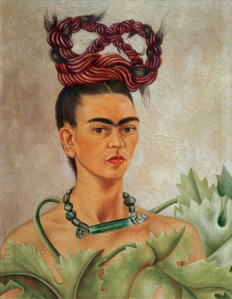 Autoportrait avec plat - Frida Kahlo