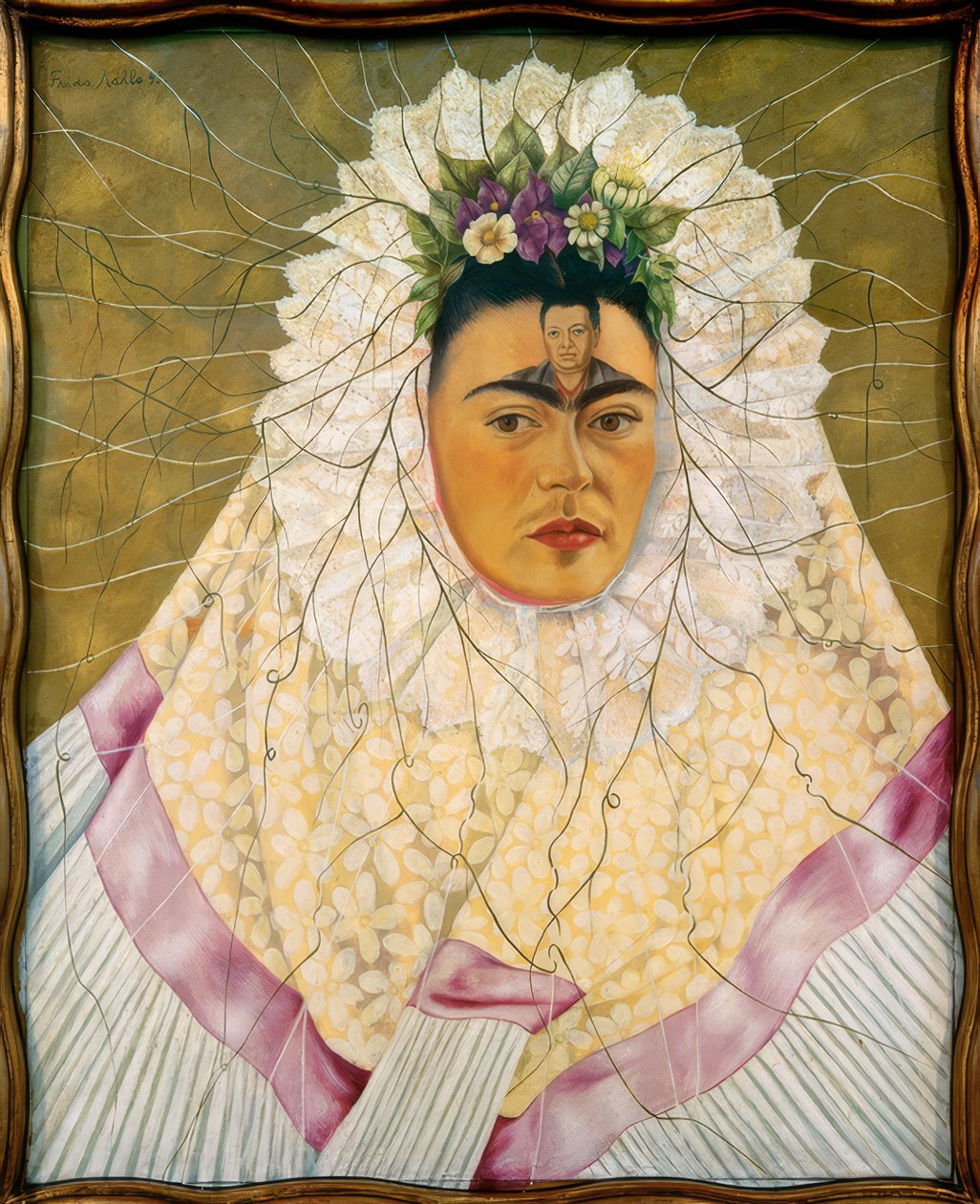 Autoportrait en Tehuana ou Diego dans mes pensées - Frida Kahlo