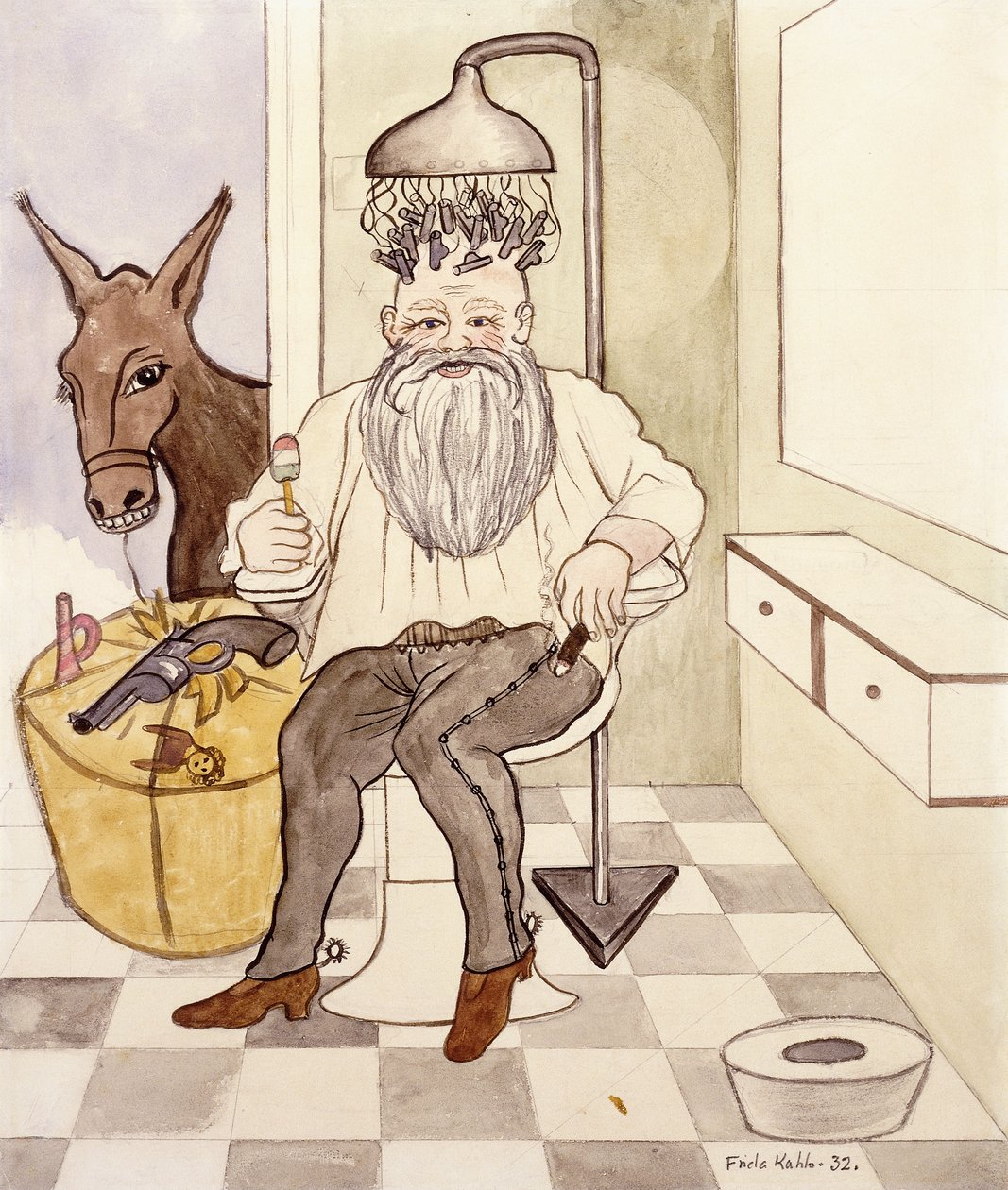 The Beauty Shop; El Salon de Belleza - Frida Kahlo