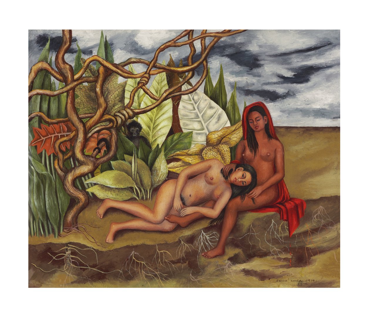 La terre elle-même ou Deux nus dans la jungle - Frida Kahlo