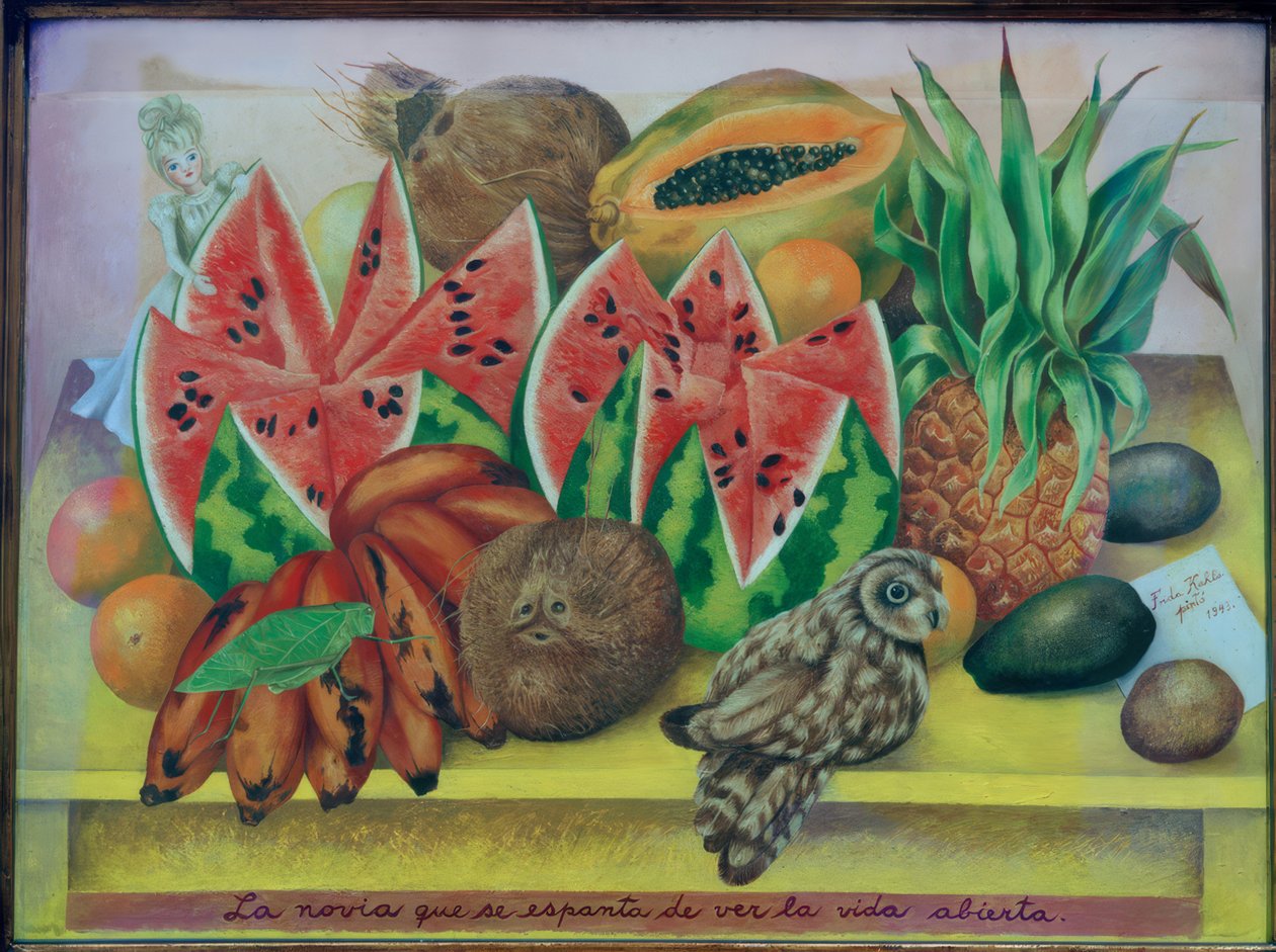 La mariée est terrifiée par la vie en plein air - Frida Kahlo