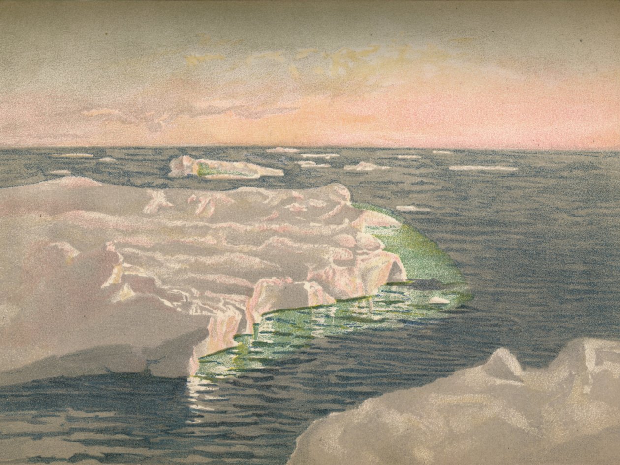 Au coucher du soleil, 22 septembre 1893. Croquis à l