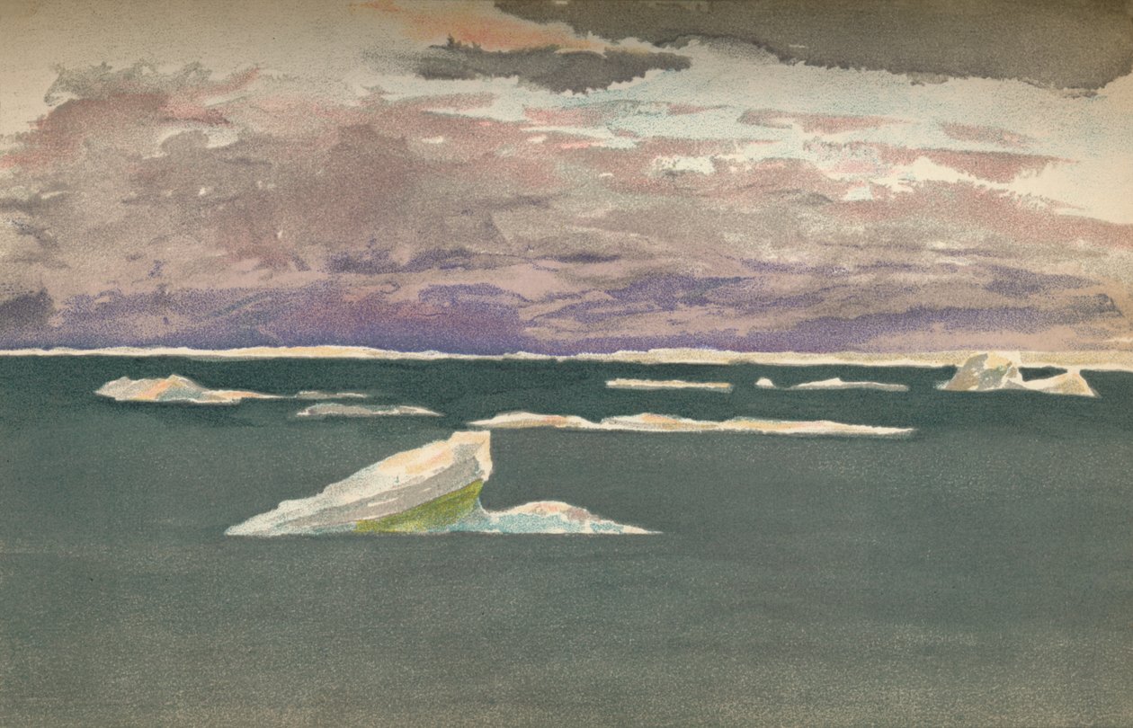 Au bord de la glace - Tempête qui se lève, 14 septembre 1893, 1897 - Fridtjof Nansen