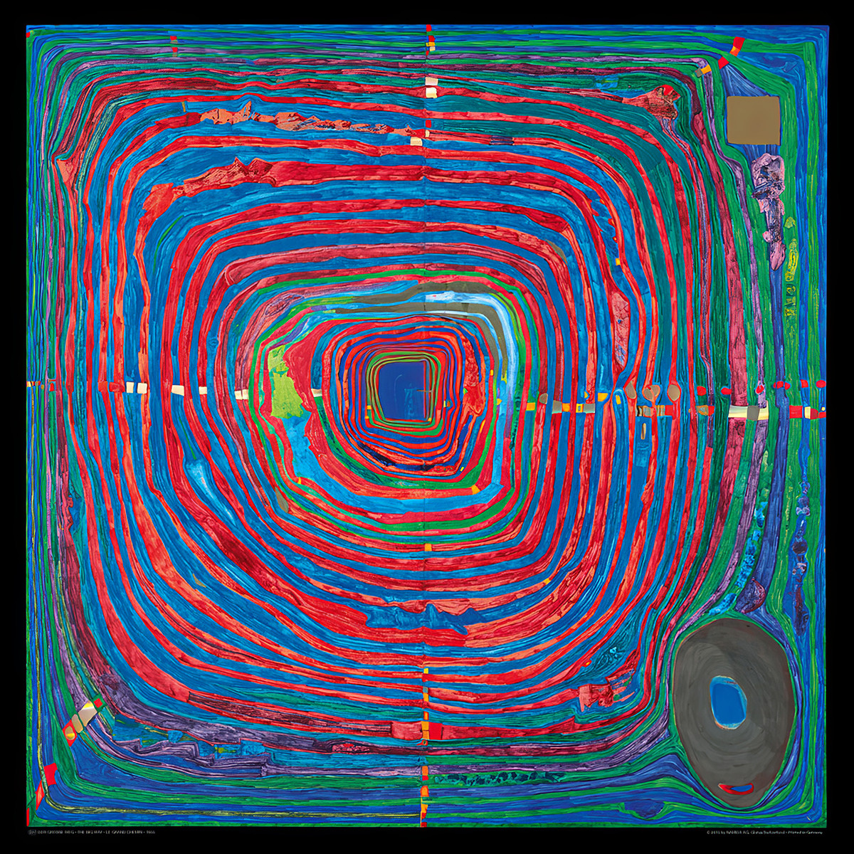 Le grand chemin - Friedensreich Hundertwasser