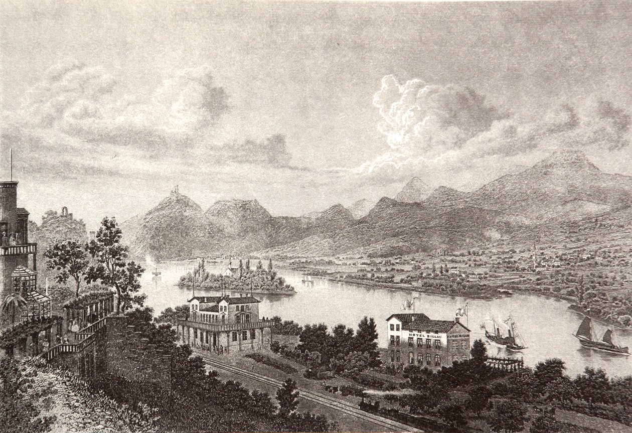 Drachenfels Nonnenwerth Rolandseck - Pierre Joseph Redouté