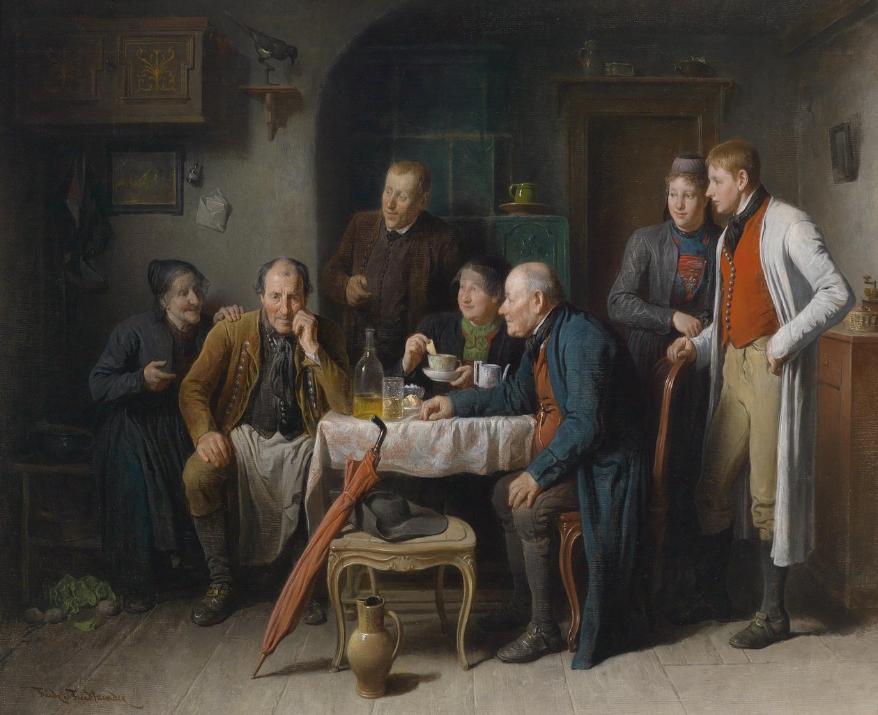 La demande en mariage - Friedrich Friedlander