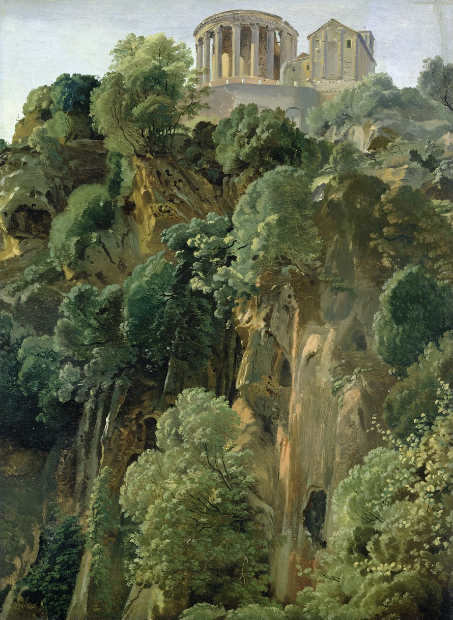 Le Temple de Vesta et les Sibylles à Tivoli - Friedrich Nerly
