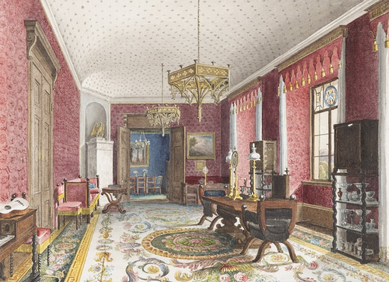 La Chambre Rouge, Schloss Fischbach - Friedrich Wilhelm Klose