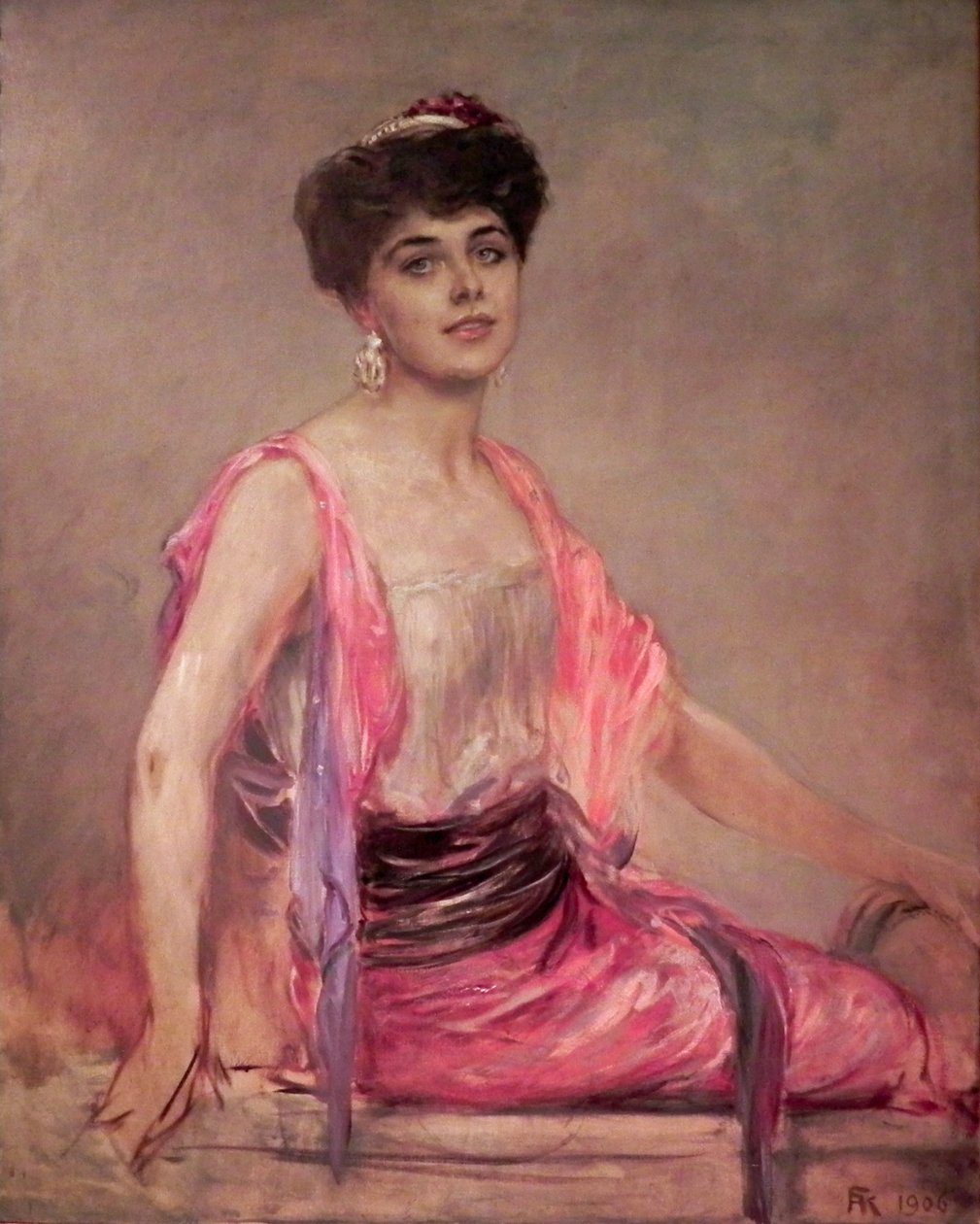 Kaulbach Geraldine Farrar - Friedrich August von Kaulbach