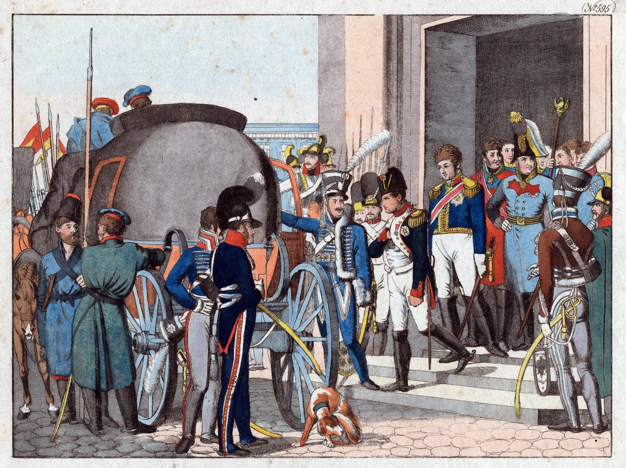 Le départ de Napoléon pour l