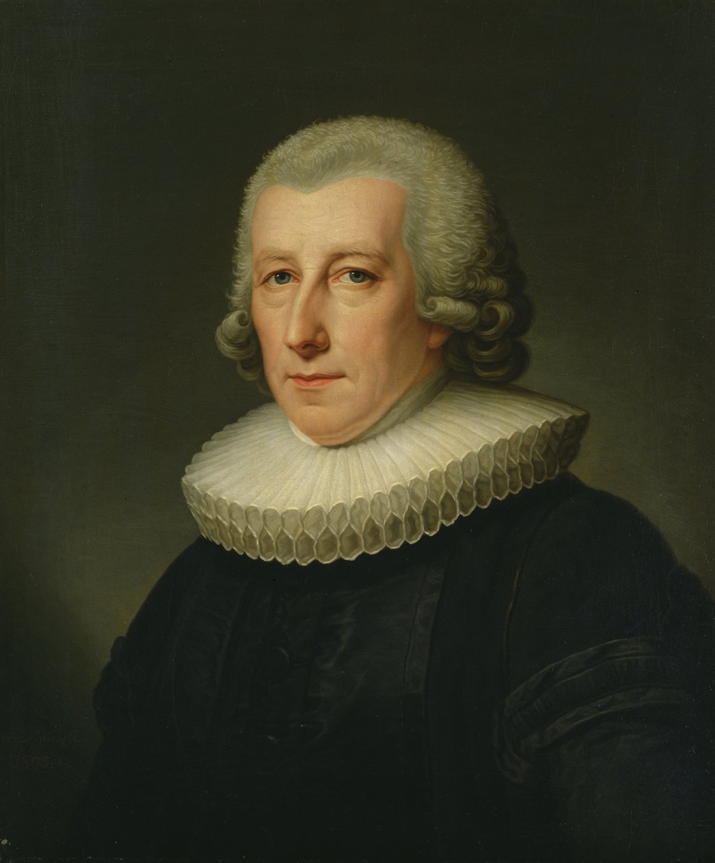 Portrait du Pasteur Johann Bernhard Klefeker - Friedrich Carl Groger