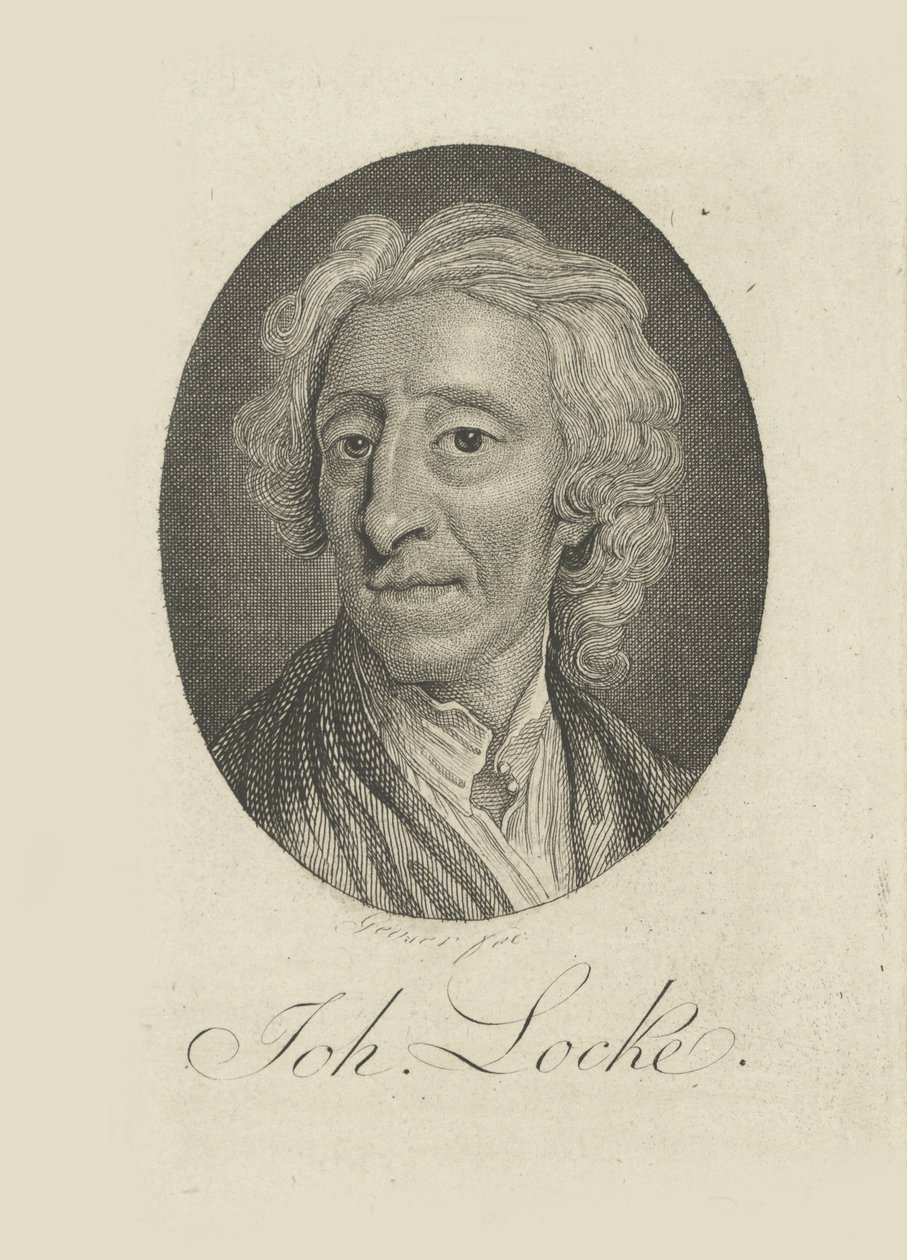 Portrait du médecin et philosophe John Locke, vers 1770 - Friedrich Christian Gottlieb Geyser