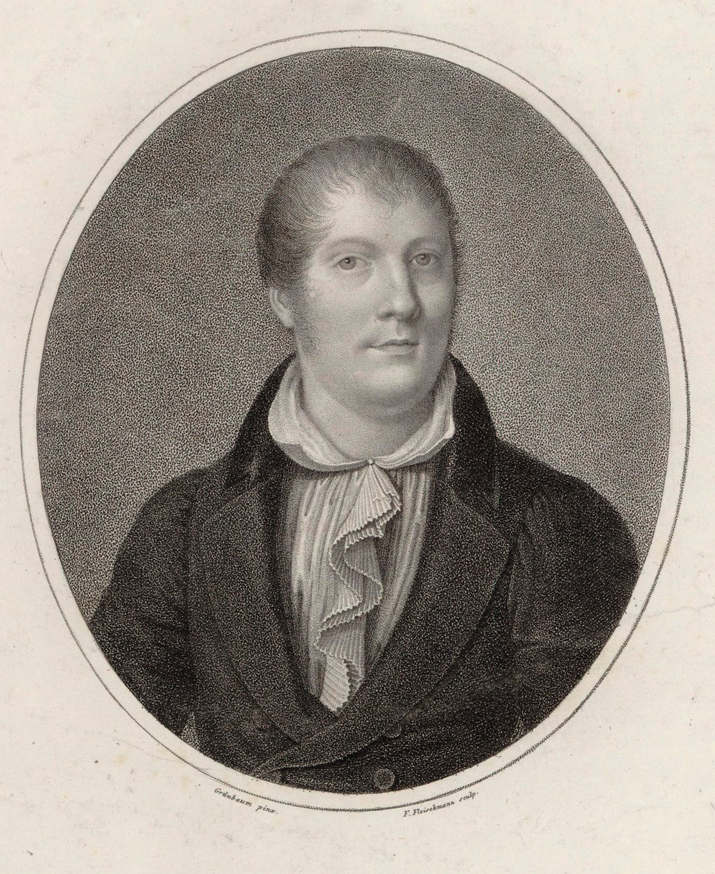Portrait du violoniste et compositeur Louis Spohr 1784-1859 - Friedrich Fleischmann