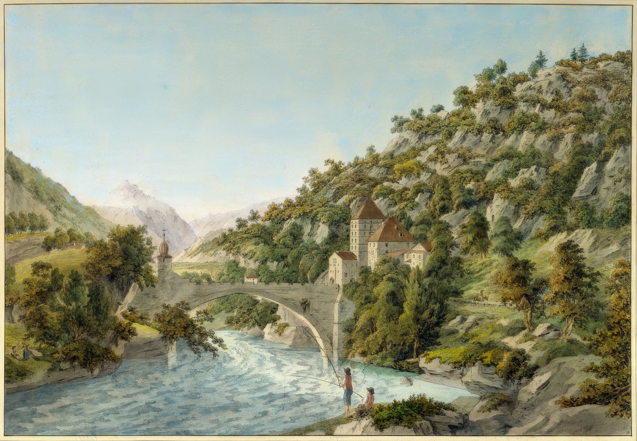 Saint-Maurice Bridge - Friedrich Georg Wexelberg