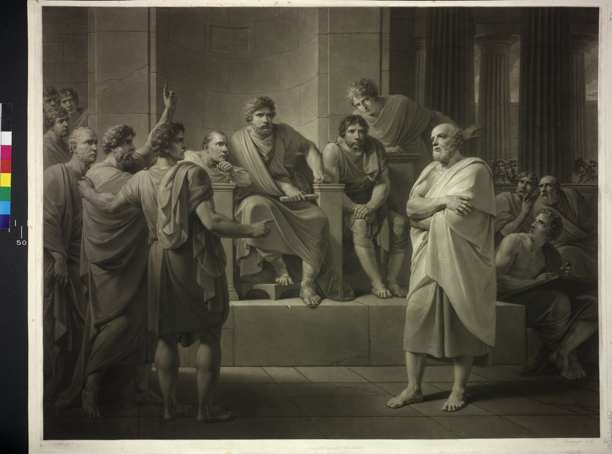 Socrate devant les juges - Friedrich Heinrich Fuger
