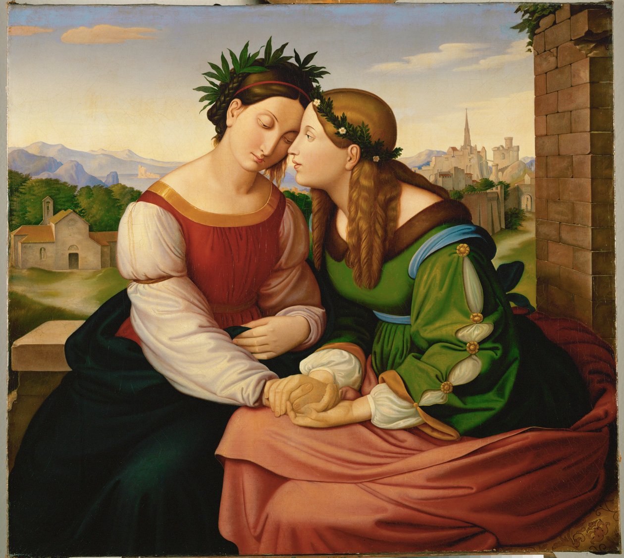 Allemagne et Italie, après 1828 (huile sur toile) - Friedrich Overbeck