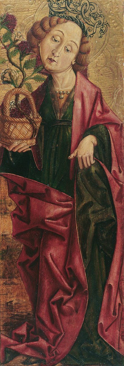 Sainte Dorothée (intérieur) et Saint Alexis (extérieur) - Friedrich Pacher (Umkreis)