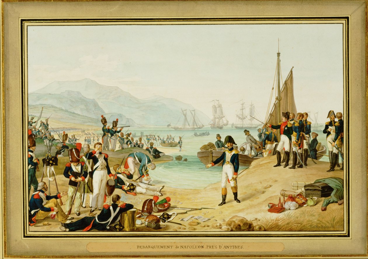 Napoléon Ier débarque près d