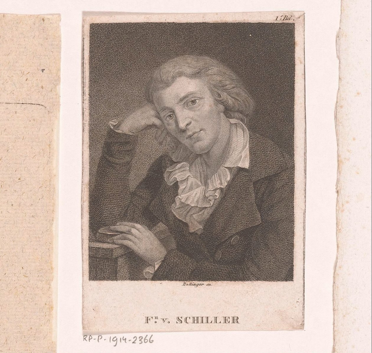Portrait de Friedrich von Schiller - Friedrich Wilhelm Bollinger