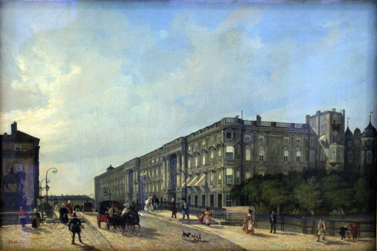 Château de Berlin et pont long - Friedrich Wilhelm Klose