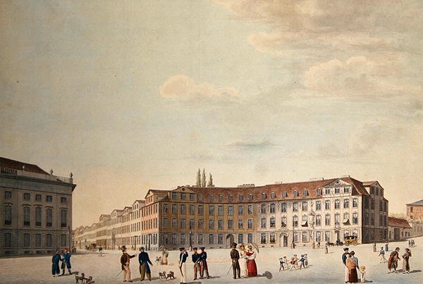 La Place du Roi à Kassel - Friedrich Wilhelm Selig