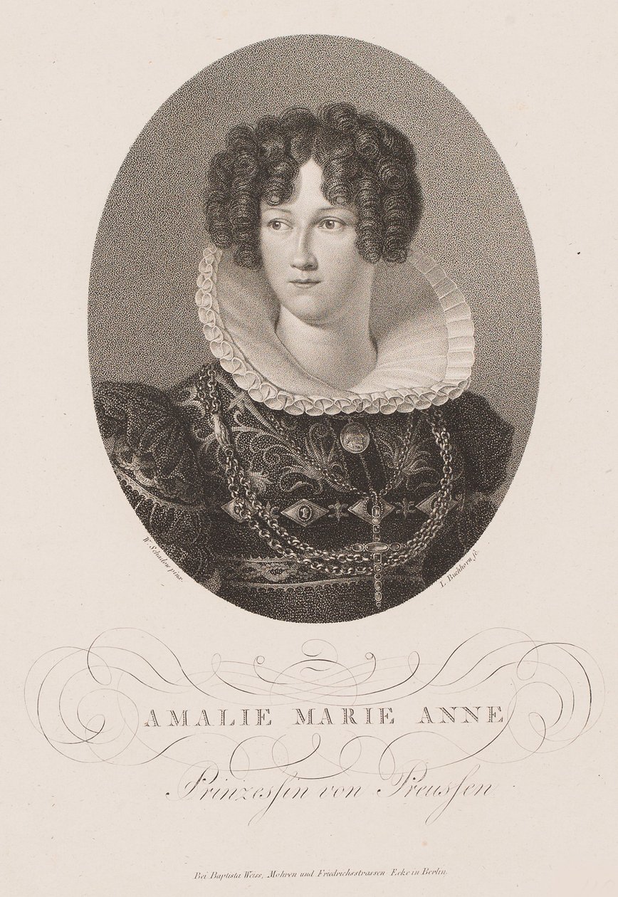 Princesse Marianne de Prusse 1785-1846, après 1812 - Friedrich Wilhelm von Schadow