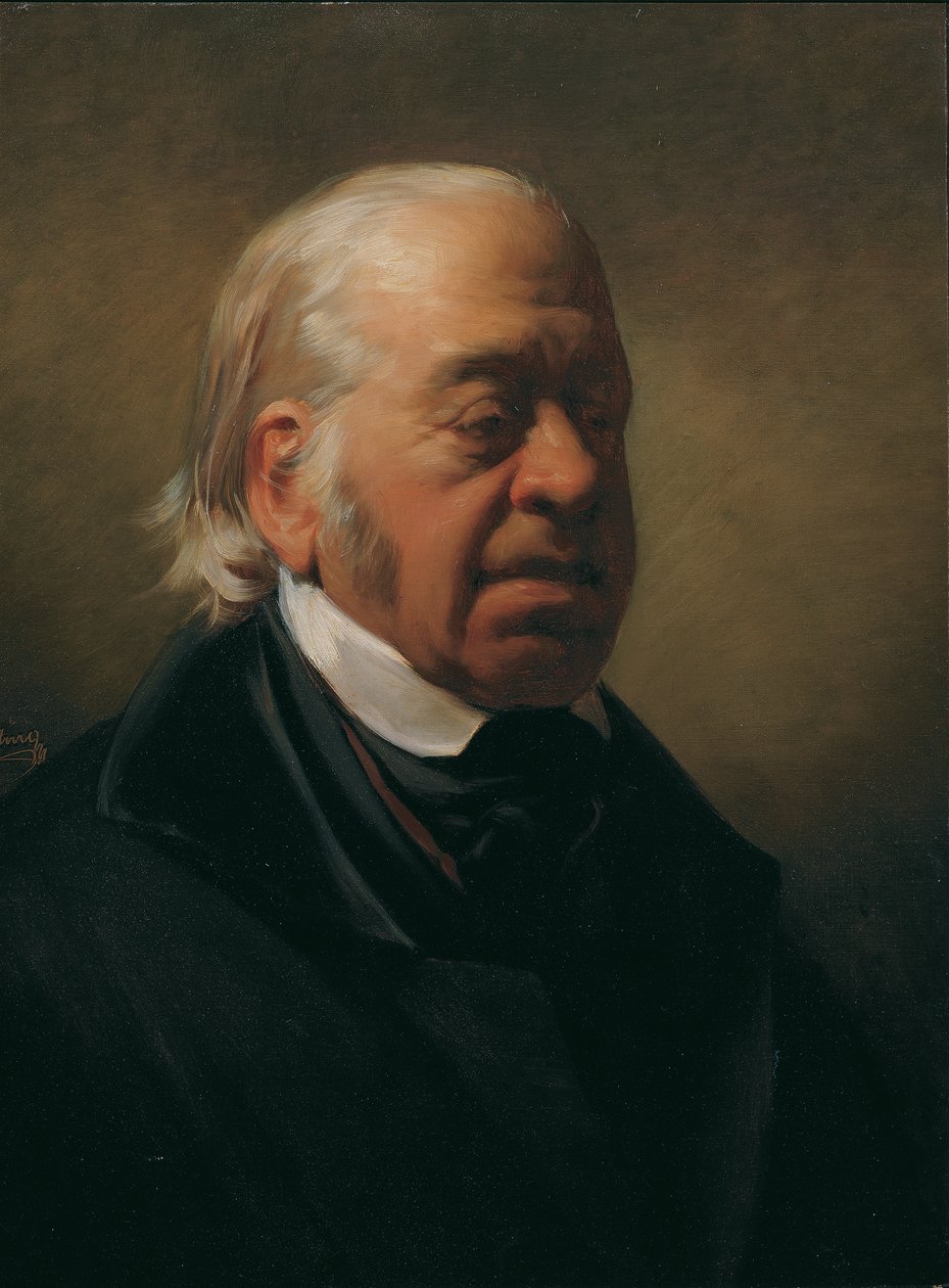 Le peintre Johann Nepomuk Schödlberger - Friedrich von Amerling