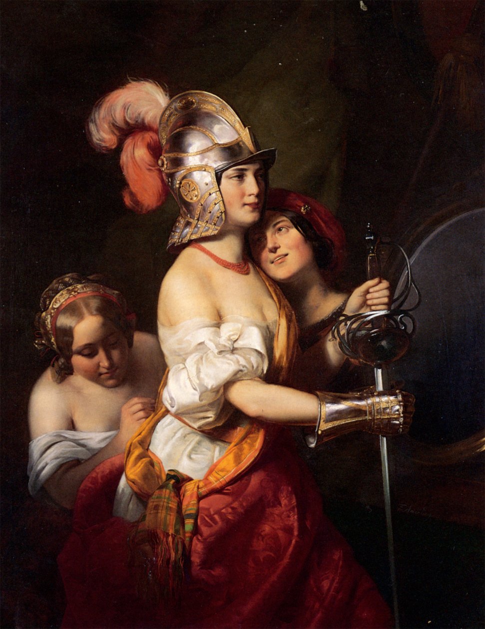 Friedrich von Amerling - Les jeunes filles armées - Friedrich von Amerling