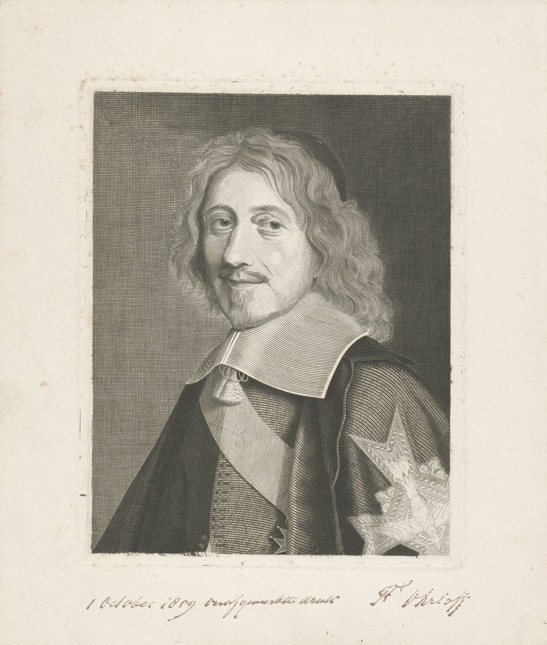 Portrait du chancelier Michel Le Tellier - Frits Ohrloff (signed by artist)