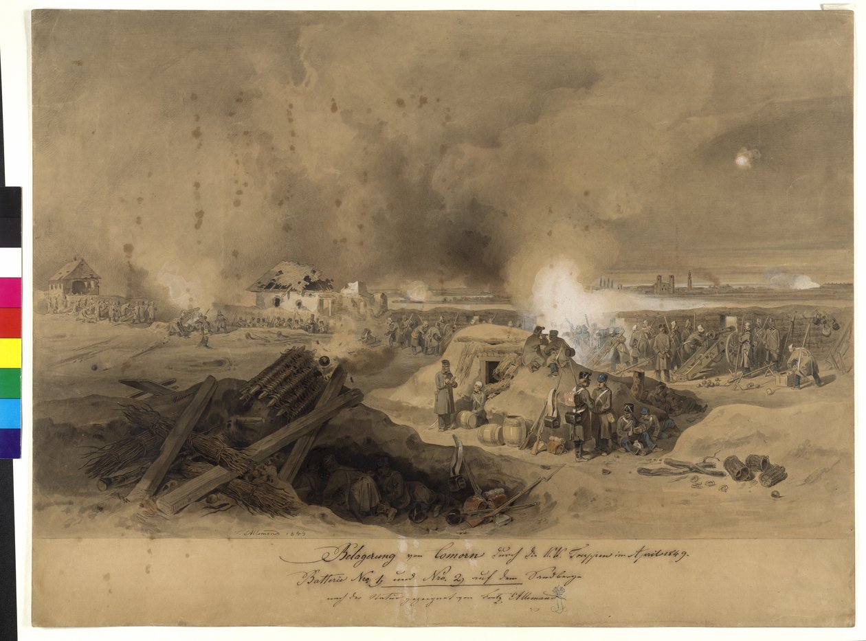 Siège de Komorn par les troupes k. k. en avril 1849 - Fritz L