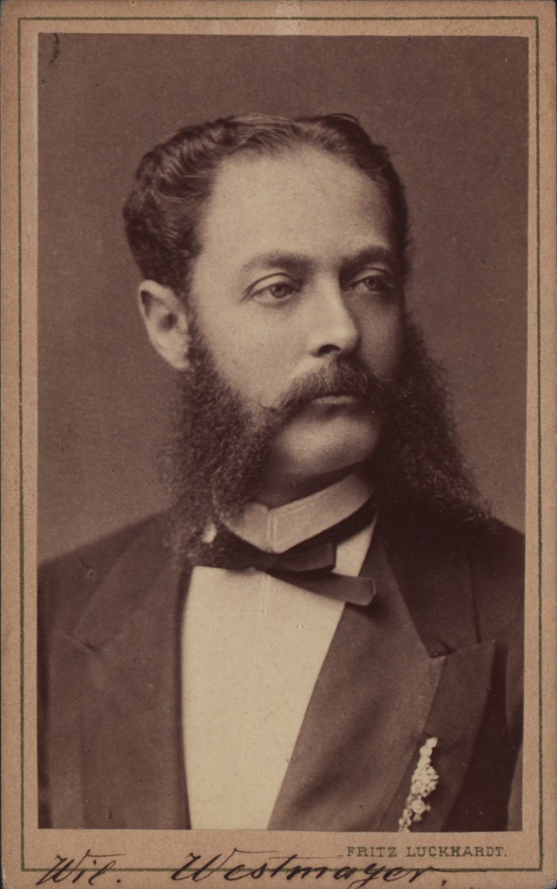 Portrait du compositeur Wilhelm Westmeyer 1829-1880 - Fritz Luckhardt