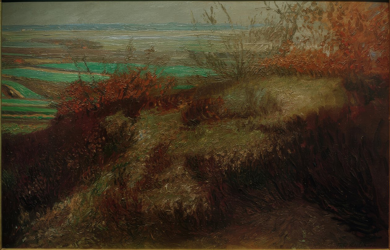 paysage / montagne de Weyer - Fritz Mackensen
