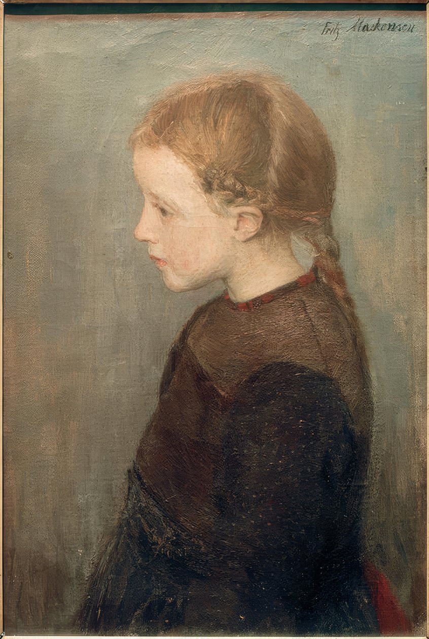 Tête de fille - Fritz Mackensen