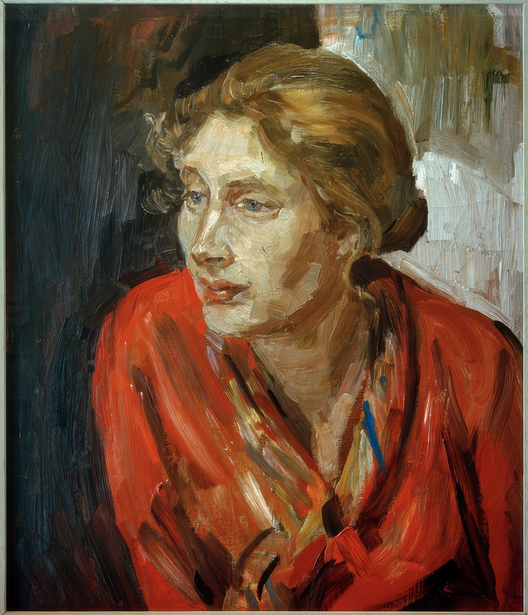 Portrait de la fille Alexandra - Fritz Mackensen