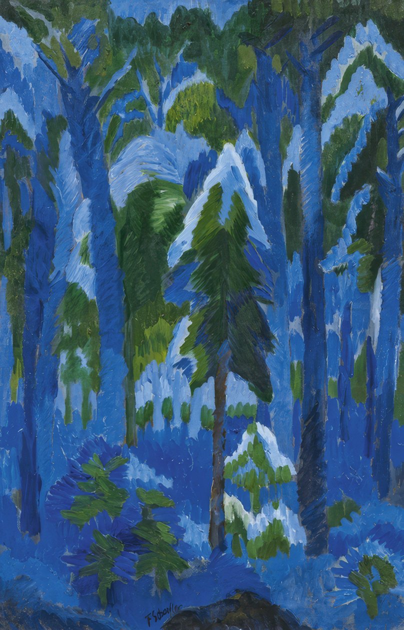"Image de la forêt III" - Fritz Schaefler