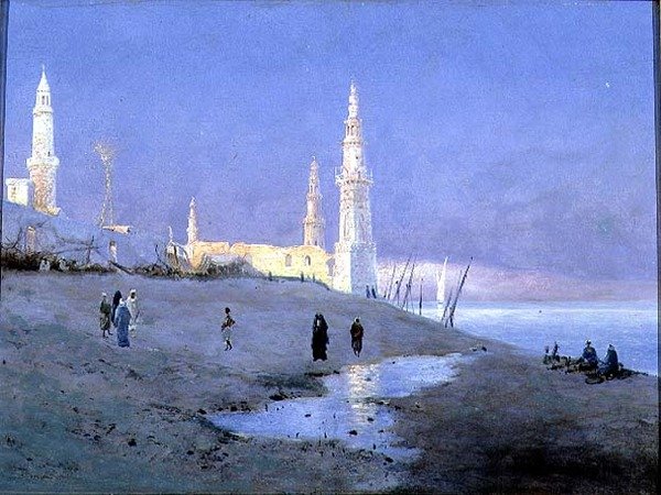 Coucher de soleil sur le Nil - Fritz Staehr Olsen