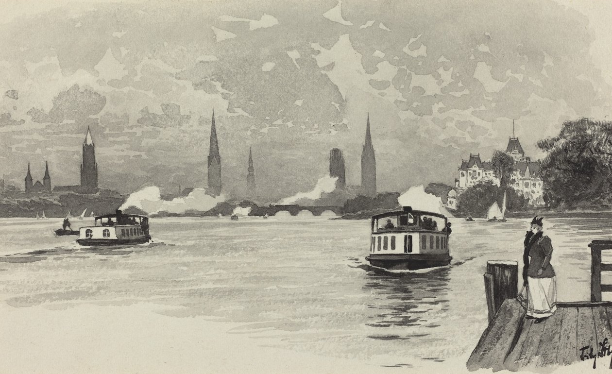 Außenalster - Fritz Stoltenberg