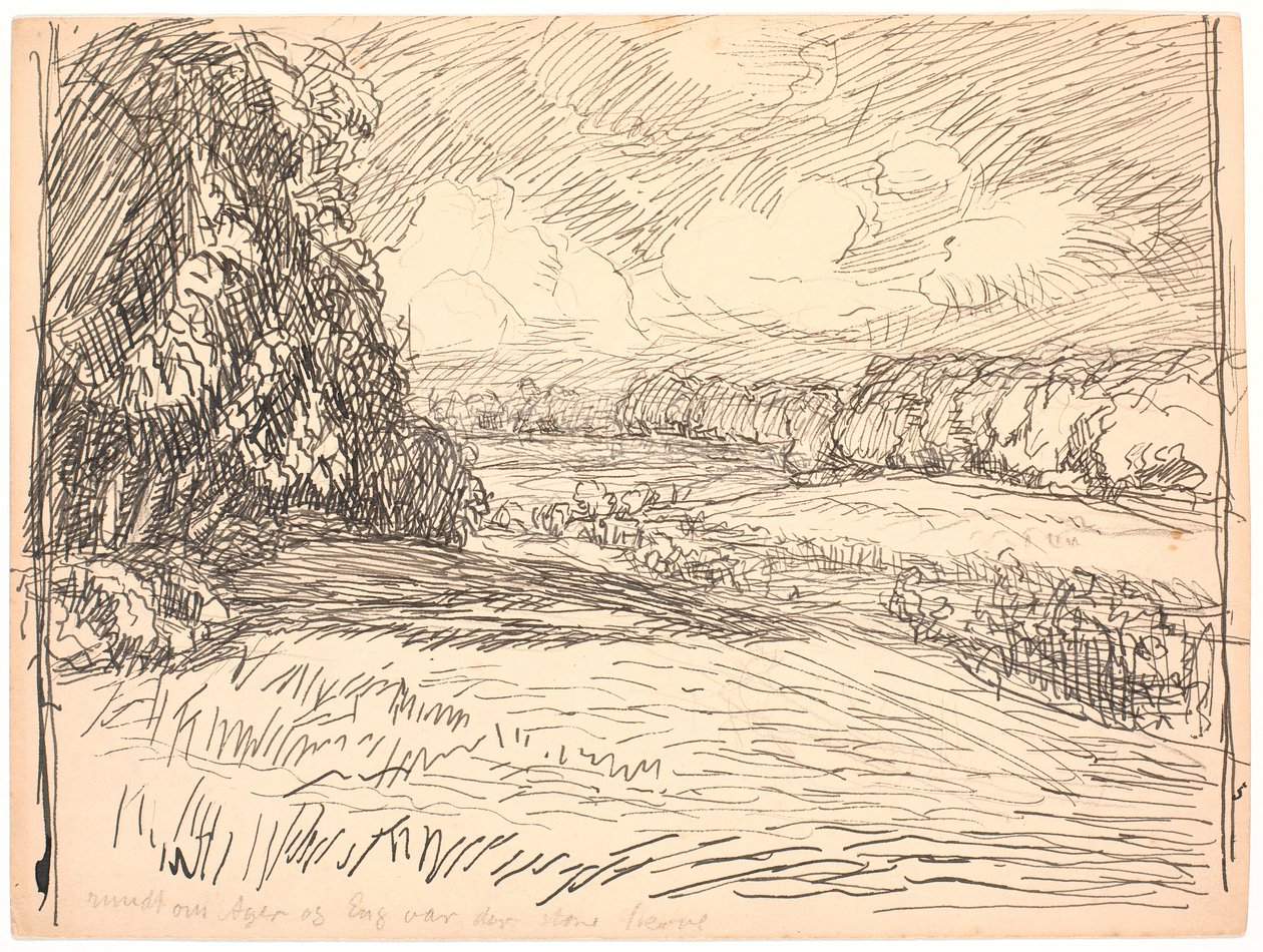 Autour des champs et des prés, il y avait de grandes forêts - Fritz Syberg