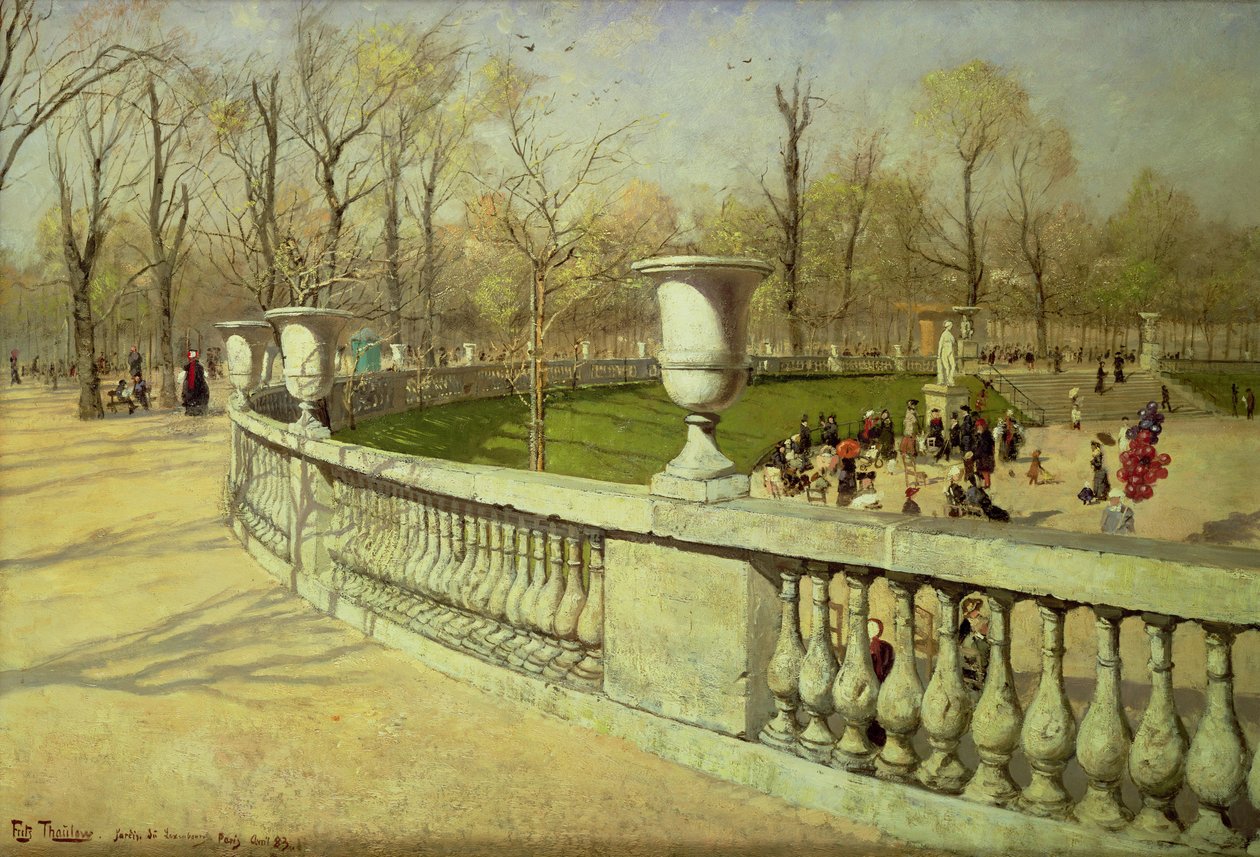 Jardin du Luxembourg, 1883 - Frits Thaulow