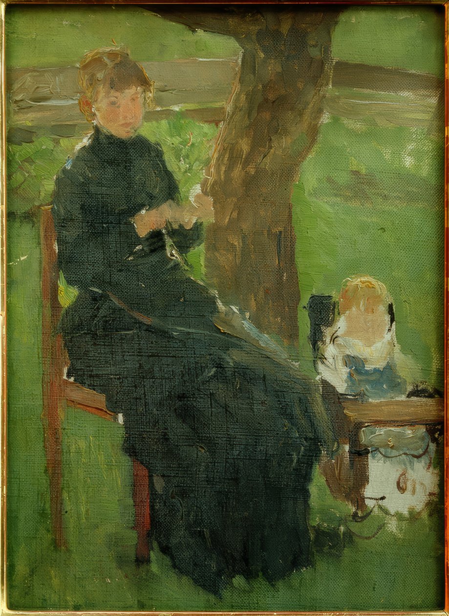 Mère et enfant - Fritz von Uhde