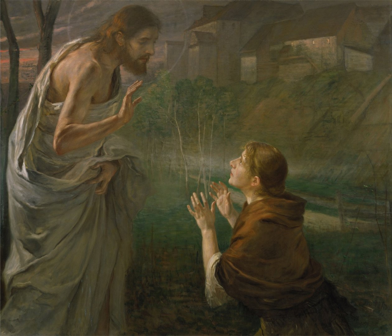 Ne me touche pas. Jean 20:17 - Fritz von Uhde