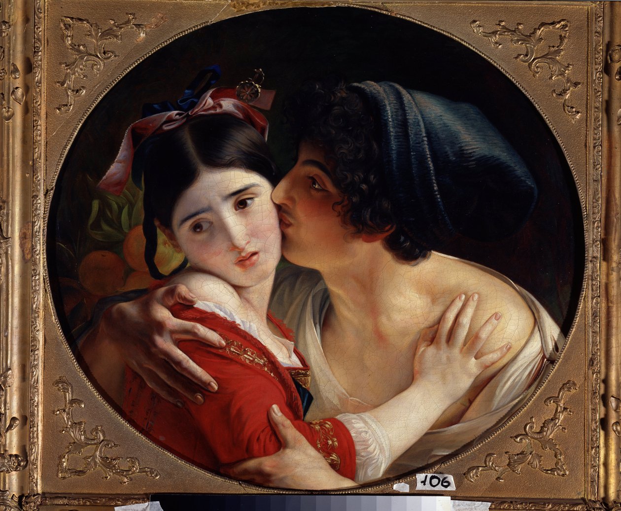 Le baiser - Fyodor Antonovich Moller