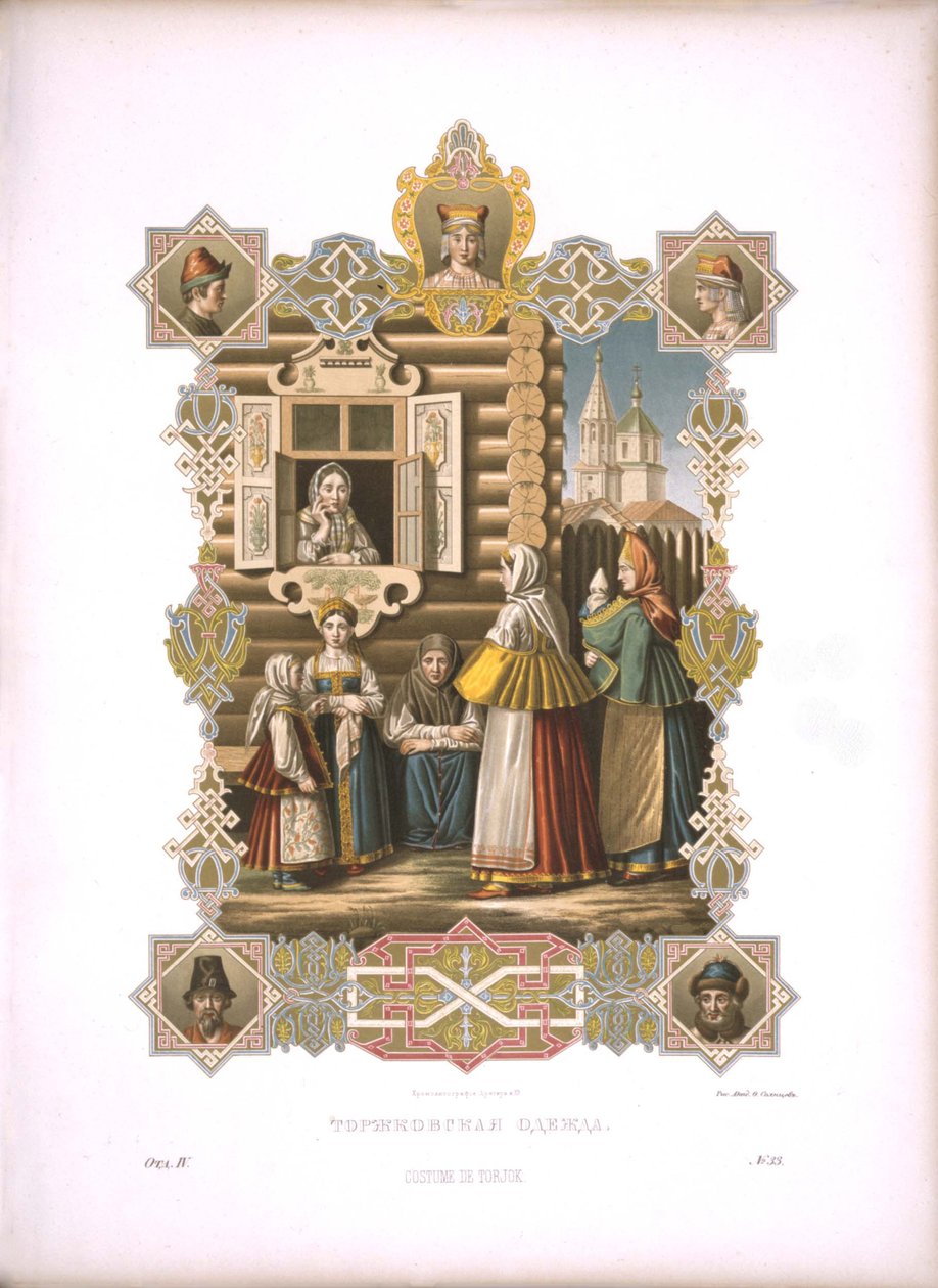 Costumes de Torzhok de la série Vêtements de l