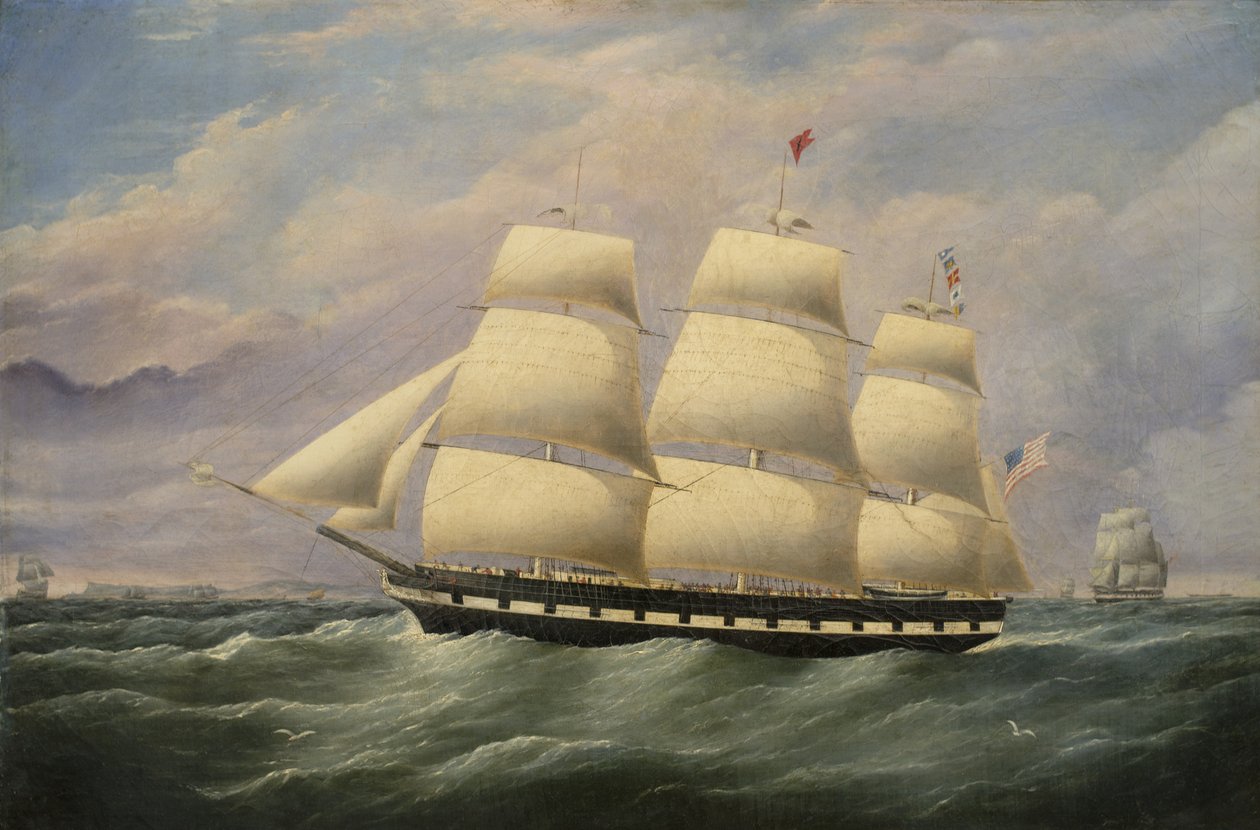 Clipper Ship American Eagle - G. Dell