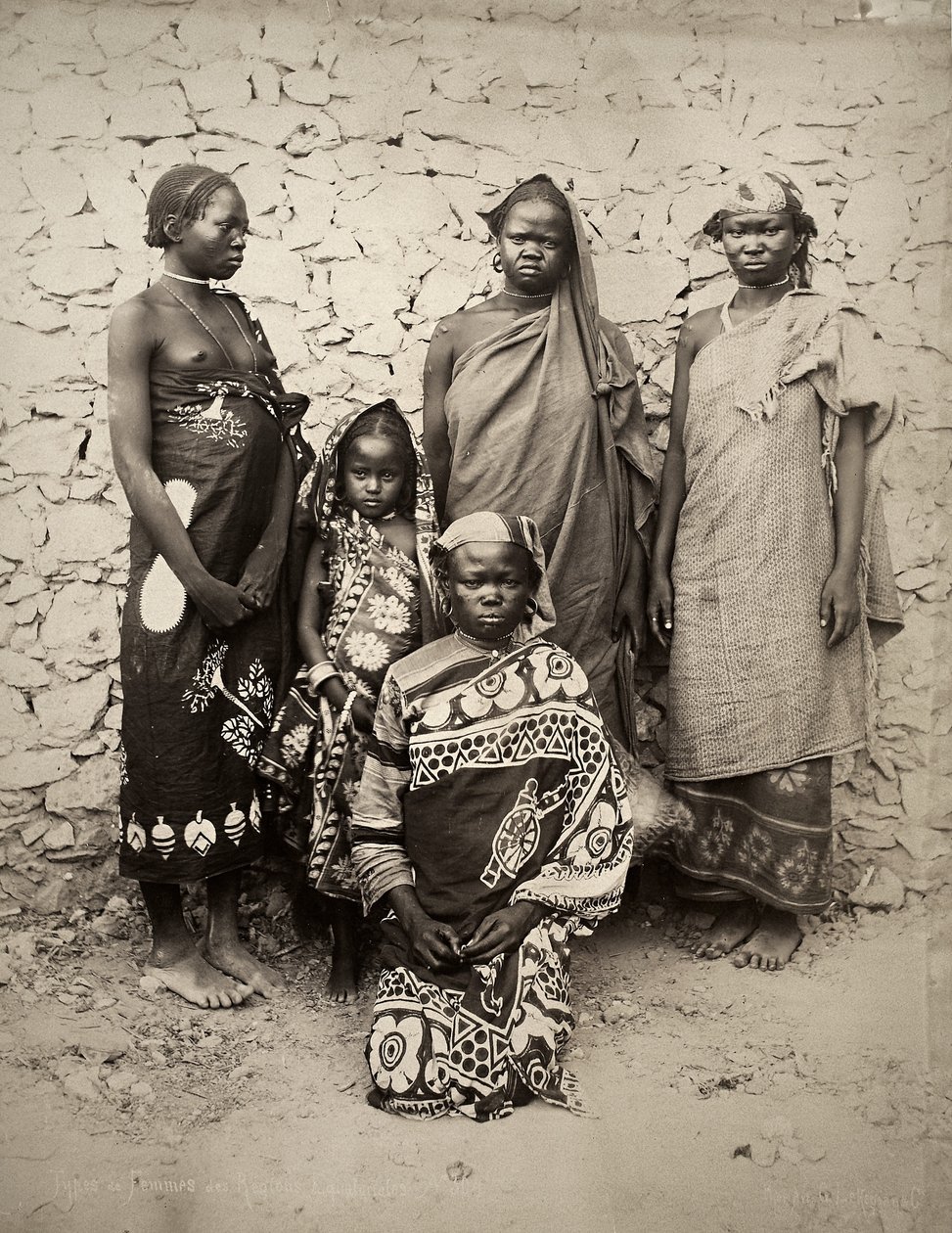 Types de femmes des régions équatoriales - G. Lekegian