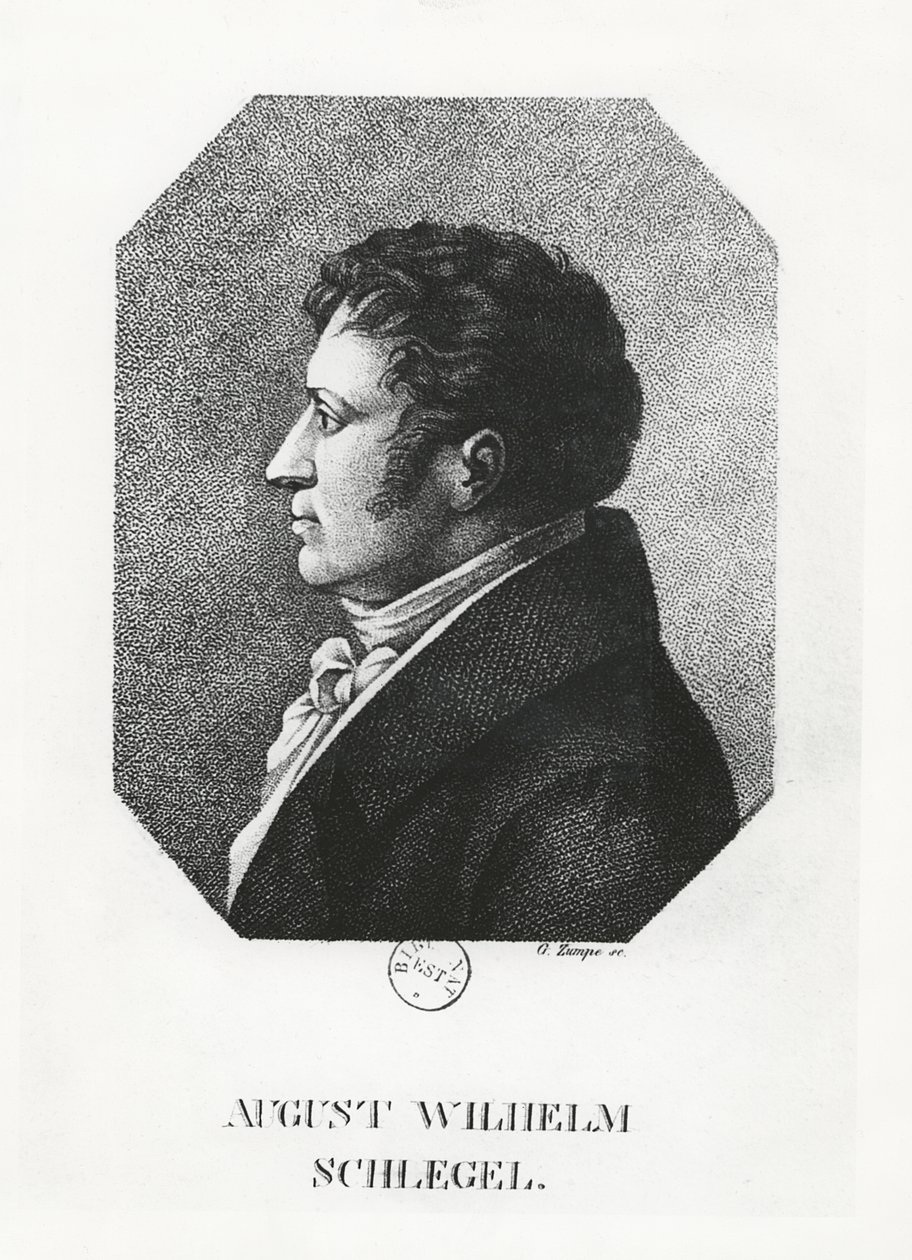 August Wilhelm Schlegel - G. Zumpe