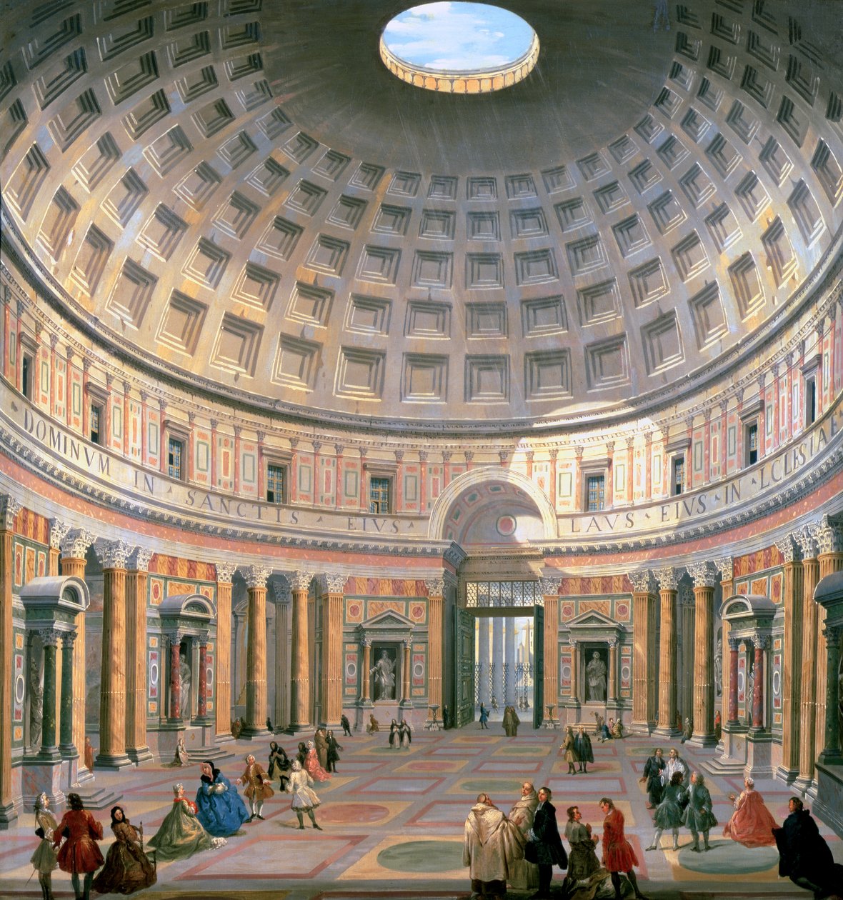 Intérieur du Panthéon, Rome - G.P. (workshop of) Pannini or Panini