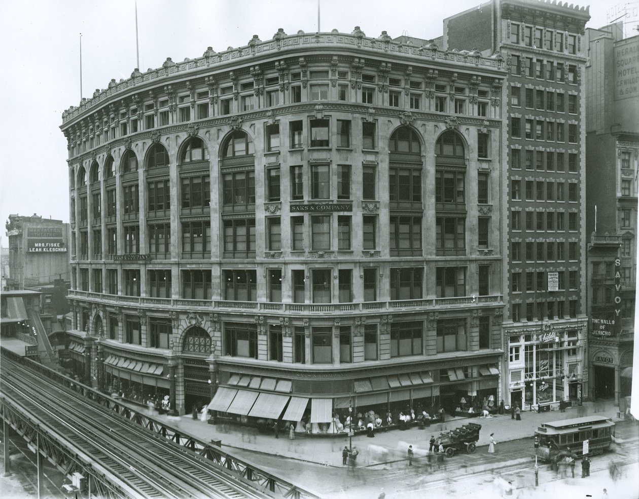 Magasin Saks et Compagnie, New York (photo en argent gélatine) - G.P. Hall und Sohn