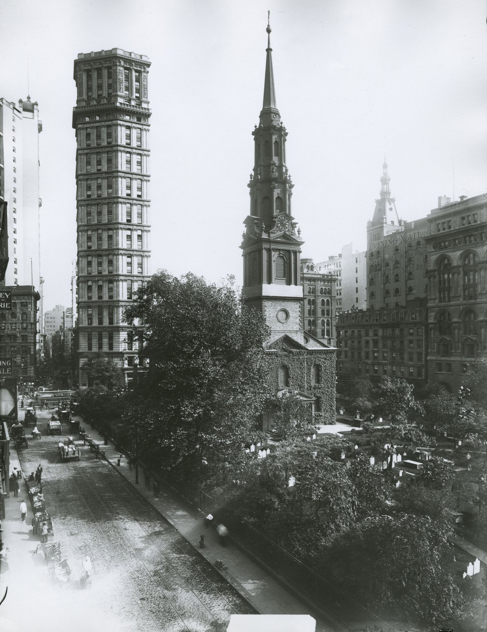 Chapelle Saint-Paul, rues Vesey et Church, New York - G.P. Hall und Sohn