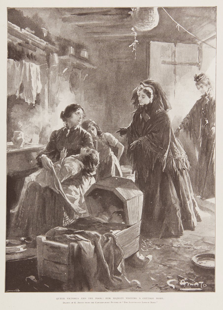 La reine Victoria et les pauvres - G.S. (after) Amato